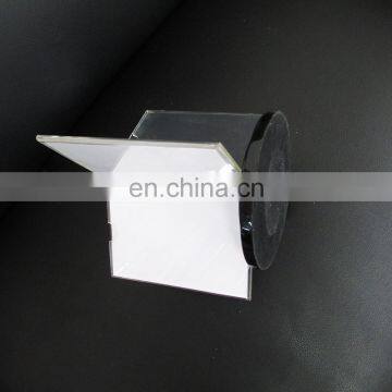 Made In China Cheap 3 Sides Clear Acrylic Rotated Menu Holder for Hotel and Restaurant photo-6