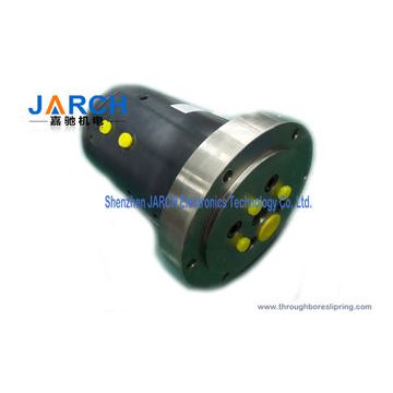 Flange Mounting Aluminum Pneumatic Rotary Union For Paper Machinery , Long Life Time Pipe Fittings joint