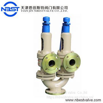 A37H-16C High Temperature Duplex Spring Type Water Safety Valve DN25