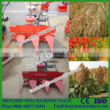 Gasoline engine walking wheat and rice reaper/wheat reaper binder machine