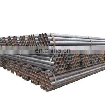 Good quality Q345 Q235b Erw Black Round Steel Welded Pipe