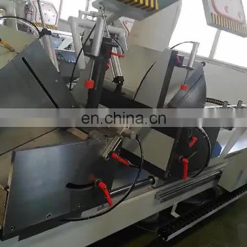 Jinan Parker brand aluminum and PVC door window CNC double head cutting saw