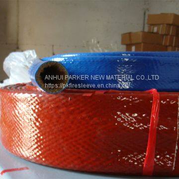 Silicone glass Fiber fire sleeve for hoses