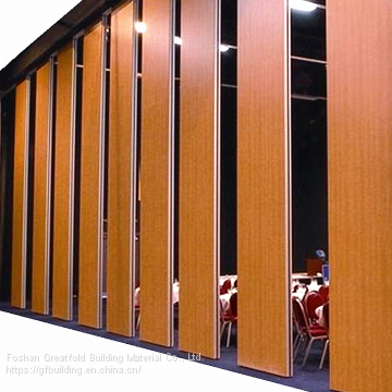 Room divider folding Office Soundproof acoustic screen Hanging style melamine board Operate walls folding foldable hotel walls room dividers