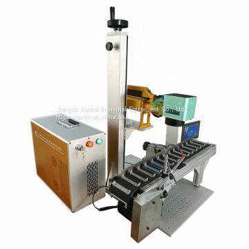 Bench-top Fiber Laser Marking Machine for Bird Rings Ear Tag Lable Name Plate Engraving photo-3