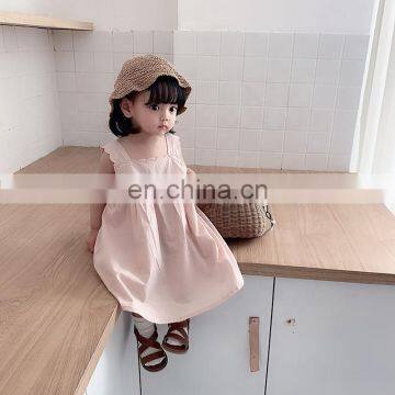 5078 Baby girls dresses high quality wholesale clothing sleeveless dress