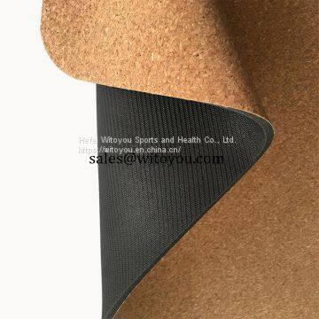 Cork Natural Rubber Yoga Mat Spplier photo-3