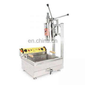 Snack Machines Churros Trailer Stainless Steel Churros Machine With Fryer