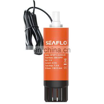 SEAFLO 12V DC 200GPH Solar Inline Water Pump