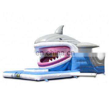 Event Interactive Sports Games Fun Inflatable Snappy Shark For Sale