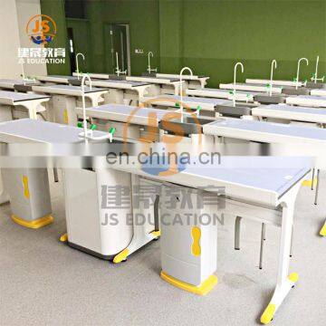 University lab Biological  tables and chair wooden laboratory equipment desk furniture