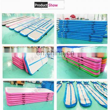 Hot Sale Factory Price PINK and MINT GREEN Inflatable Air Tumble Track / Air Track Mat Gymnastics photo-3