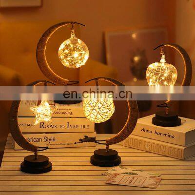New Product Ideas 2021 LED Lights Stars Moon Lights Apple Birthday Gifts Custom Home Decor for Festival Gift photo-4