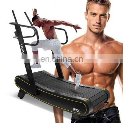 burn 30% more calories self-generated life fitness treadmill commercial curved treadmill curved treadmill for sale