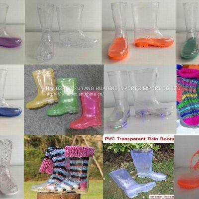 Various Hi-Q Women PVC Rain Boots, New Fashion Lady Transparent Rain Boot, Fashion Rain Boots, Popular Style Boots,Cheap Rain Boot photo-3