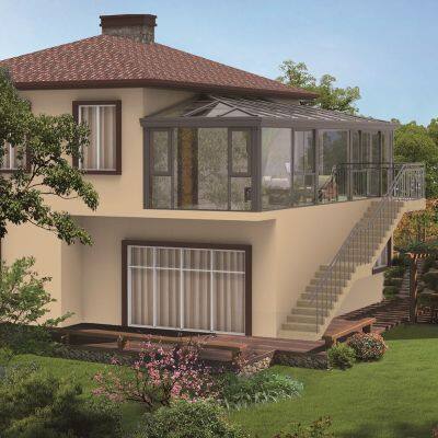 prefabricated glass house