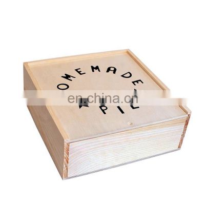 Easily Cared Pie Box Carrier Bakery Pastry Box Freshly Baked Wooden Pie Box