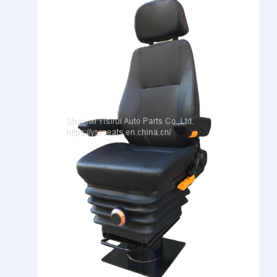 Locomotive Seating 360 Degrees Rotated Driver Seat Mechanical Suspension Seat for Electric Locomotive Industrial and Mining Locomotive photo-2