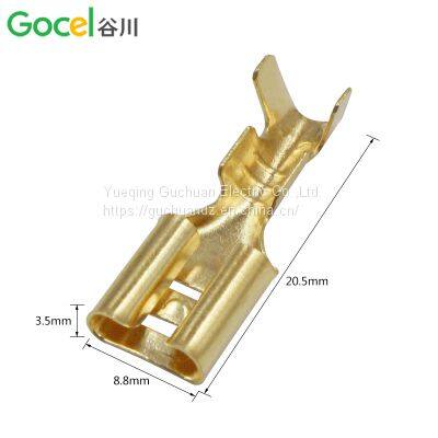 6.3 Plug Spring Terminal Block DJ622-6.3 Iron-plated Copper Terminal photo-2