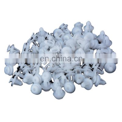 china auto clips White car door panel clips rivet plastic fastener and clips