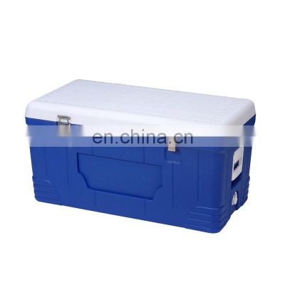 80L Ice Fish Transport Plastic Icebox Fresh Food Delivery Commercial Cooler Box