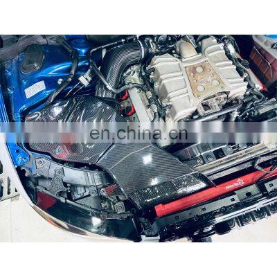 Customized Size Engine Intake Valves Airbox Replacement Air Filter Carbon Intake Kit For AUDI S5 B8 3.0T