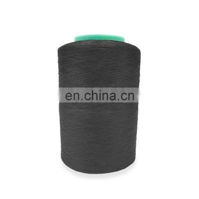 High quality polyester overlock thread 150D 200D 300D dope dyed 100% polyester