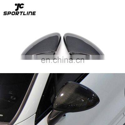 Direct Replacement Carbon Front Side Car Door Mirror Covering for Porsche Cayenn e 958