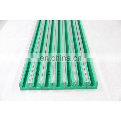 Uhmwpe Aluminium Plastic Chain Side Guide Rail For Conveyor And Package Machine