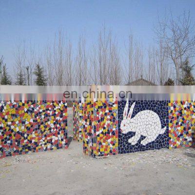 Creative Color Ceramic Mosaic Broken Tiles Diy Bathroom Tiles photo-5