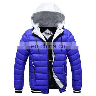 Wholesale Custom Large Size Fashion Trend Men's Long-sleeved Down Warm Hooded Smart Heating Adjustable Temperature Jacket photo-2