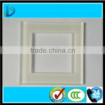 High grade customized tempered switch plate frame