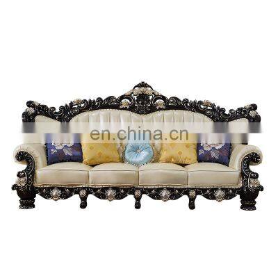 classic royal american style sofas living room furniture 4 seater sofa living room furniture leather