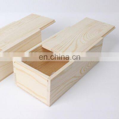 Hot Sale Natural Solid Wood Sliding Wooden Box for Sale photo-2