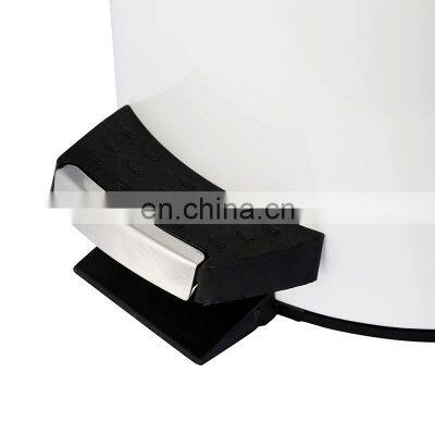 Stainless Steel White Dustbin Strong Pedal photo-3