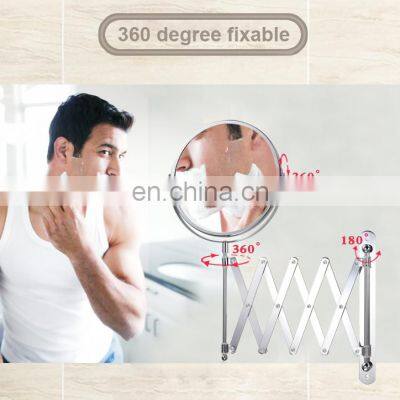 Magnifying 1x/2x Extension Flexible Extending Folding Bathroom Mirror photo-4