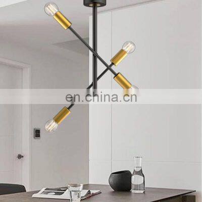 HUAYI High Performance Iron Warm Light Modern Decoration Indoor Hotel Bedroom E14 Pendant Light