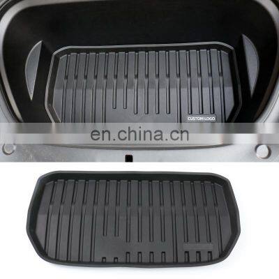 2021 For Tesla Model Y All Weather Car Luggage Mat Trunk Mat Cargo Mat Luggage Fit Tesla Interior Accessories photo-3