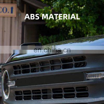 Car Grille Fit For 2021 Ford Bronco Usa Type Front Grille Radiator Lower Bumper Matte Black