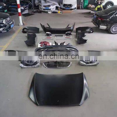 Factory outlet ABS PP material of bumpers for Mercedes Benz W221 upgrade to W222 style 2006-2012