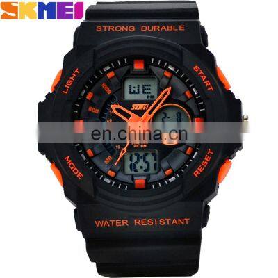 SKMEI 0955 Silicone Strap LED Digital & Quartz Men Wristwatch Fashion Analog 30M Waterproof Watches Men relogio masculino