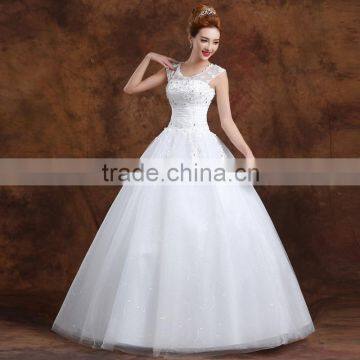 C23345B women fashion lady floor length wedding dresses