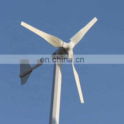 2KW Wind Turbine 3 PCS Blades 48V/96V CE Approval Use For Land And Marine