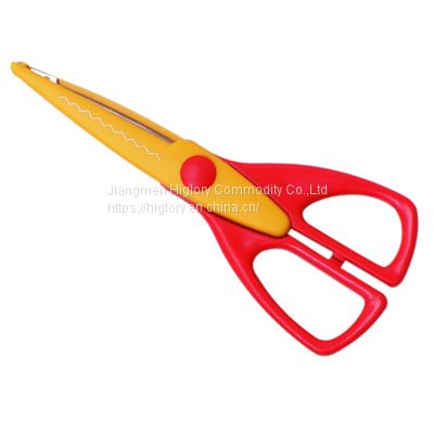 High Quality Kid Safety Blunt Tip DIY Craft Decorative Scissors Student Use Paper Scissors