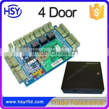 Shenzhen maker RJ45 and RS485 interface rfid systems network 4 doors access control smart board with High quality