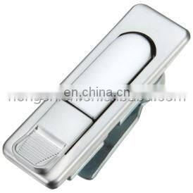 MS825 Zinc Alloy Gray Chrome Cabinet Push Button Panel Lock photo-3