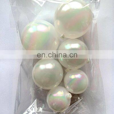 6 Pcs/Set Cake Topper Christmas Decoration Ins Ball Plug-in for Baking Birthday Dress Up Dessert Festival Cake Topper