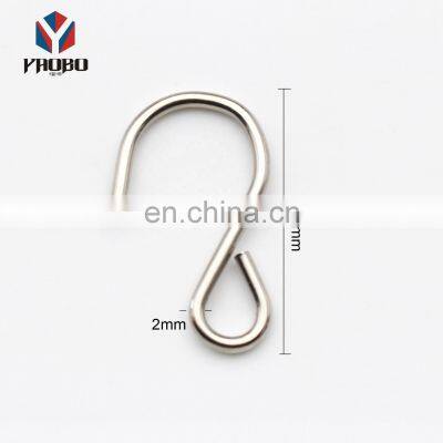 Shower Living Room Curtain Pole Rings Accessary Metal Curtain Clip Hook With Clips Metal photo-5
