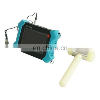 Non-destructive testing equipment for concrete piles Low strain pile integrity tester