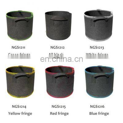 Amazon Hot Sold 3 7 10 15 20 25 100 Gallon Plant Bag Eco Friendly Planter Non-Woven Garden Fabric Pots Felt Grow Bag